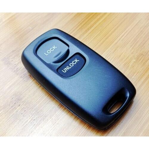 50PCS/lot For Mazda M3 M6 Smart Card Remote Key Shell Case 2 Button Keyless Entry Fob Key Cover