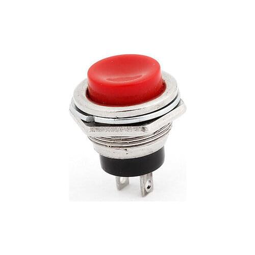 AC 125V 3A 2 Pin Terminals Momentary Round Button Switch Replacement