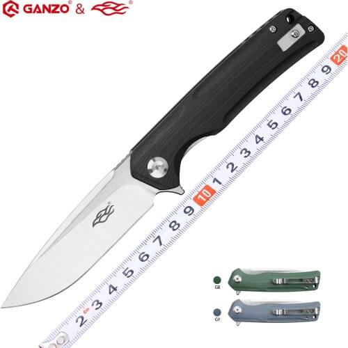 FH91 Firebird GANZO FBKNIFE 60HRC D2 Blade G10 Handle Folding Knife Tactical Camping Knife Pocket Folding Knife Outdoor EDC Tool