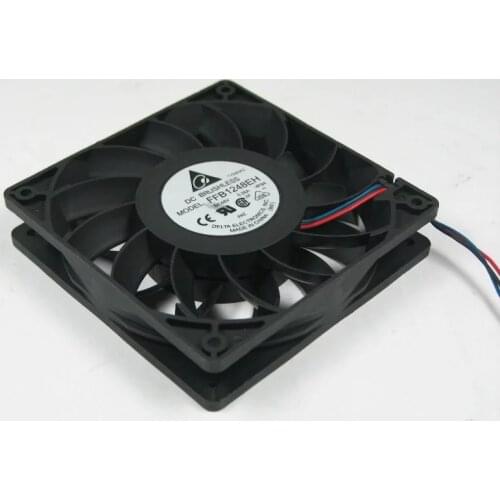Detla Electronics FFB1248EH 4F84 DC 48V 0.38A 120x120x25mm Server Cooling Fan