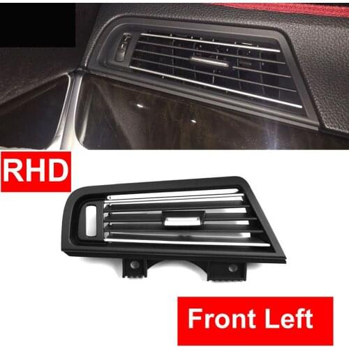 RHD Right Hand Drive Front Left AC Air Conditioning Vent Grille Outlet Panel With Chrome Plate For BMW 5 Series F10 F18 520 525