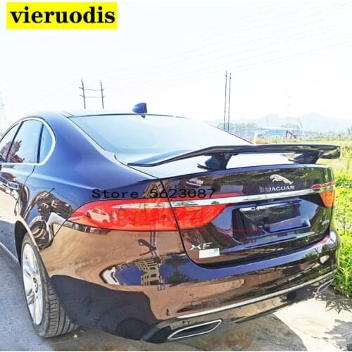 General purpose car styling ABS material and surface carbon fiber rear spoiler for Jaguar XE XF universal car spoiler