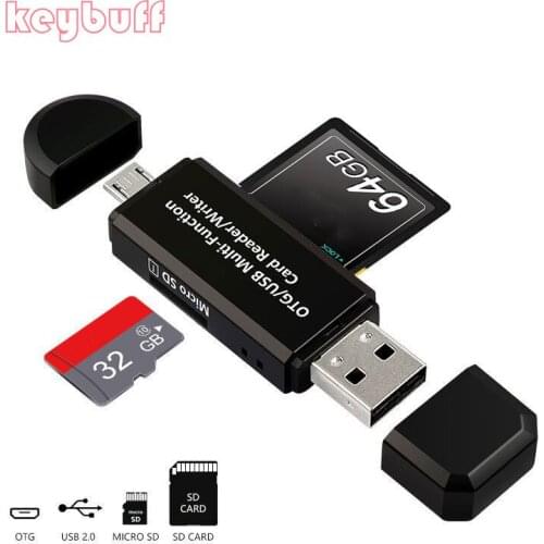 Multi memory card SD/TF OTG Reader Micro Card Reader Adapter Type-C Micro USB SD Memory Card for Type C/Android/PC deveice