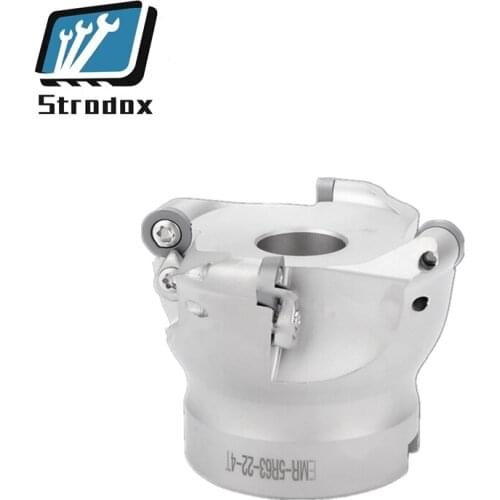 CNC face milling cutter head CNC machining center milling machine flat round nose cutter head EMR5R 6R50 63 80 EMR 5R50-22-4T