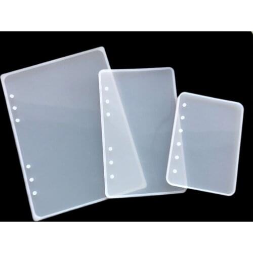 Mirror Crystal Epoxy Mold A6a7 Size Notepad Notebook Book Cover Pressure Plate Epoxy Mold
