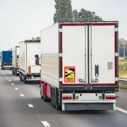 1Pc Car Sticker Dead Corners On Heavy Vehicles Stickers On - Vehicles Spot Blind Heavy Waterproof H.250 L.170 Sticker X Dec X4J0