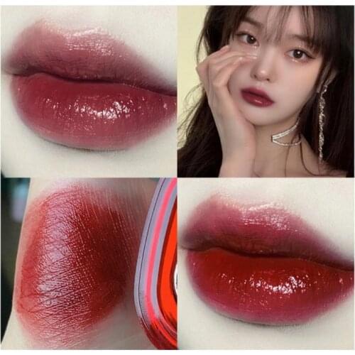 1pc Ice Cream Crystal Lip Gloss Moisturizing Lipstick Long Lasting Waterproof Lip Glaze Women Makeup Korean Cosmetics 6 Colors