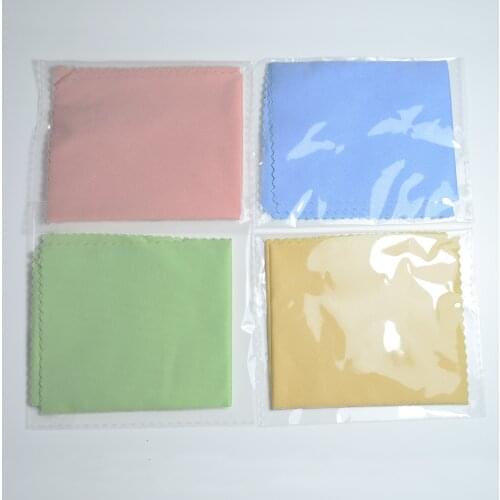 20pcs Guitar Cleaning and Polishing Cloth Musical Instruments Wiping Cloth Fit for All Piano Drum Bass and Instrument Surfaces