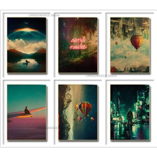 Diamond Painting Astronaut Space Dreaming Vintage Poster 5d Diy Diamond Mosaic Embroidery Cross Stitch Kits Art Home Decor Gift