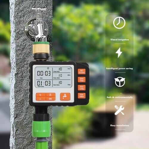 Garden Automatic Irrigation Water Timer Lcd Screen Sprinkler Controller Garden Watering Timer Automatic Watering Irrigation Tool