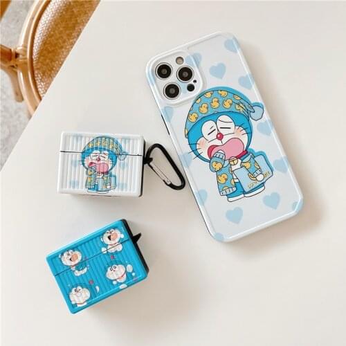 Cute Cartoon Anime Anti-fall Earphone Case for Apple AirPods Pro Wireless Bluetooth Headset Cover