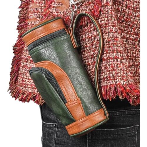 Golf Cigar Bag Portable Hold About 8 Cigars Cigar Case Holder With Cigar Cutte Waterproof Travel Humidor Box