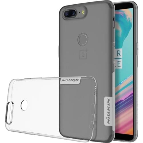 NILLKIN OnePlus 5T Case OnePlus 5 Cover Silicone Nature Series Soft TPU Back Cover Case for One Plus 5 5T