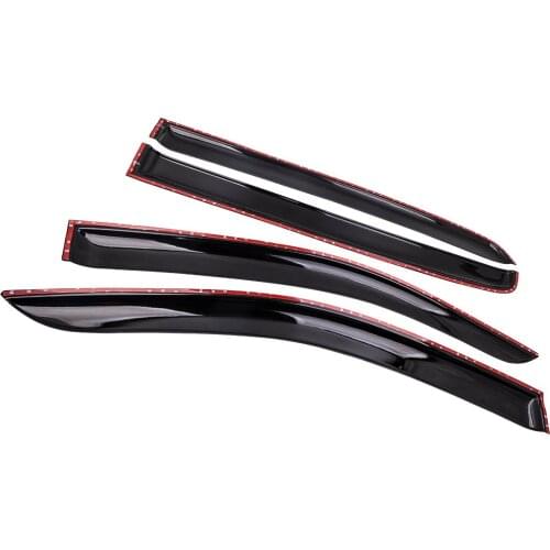 4x Weather Shield Weathershields Kit For ISUZU MU-X 13-19 3.0 SUV Window Visors