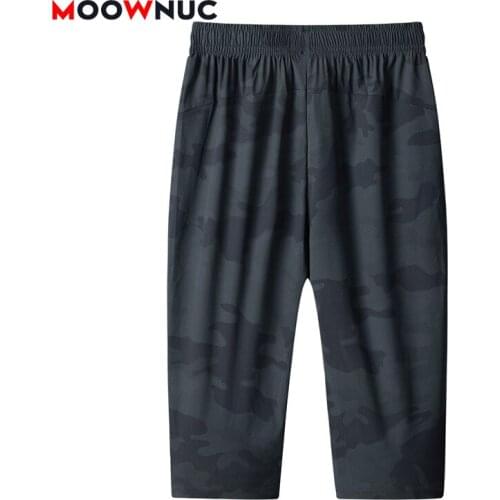 Male Casual Shorts Fashion Pants Thin Mens Beach Summer Hombre MOOWNUC 2021 Solid Street Clothes Trouser Plus Size 6XL 7XL 8XL