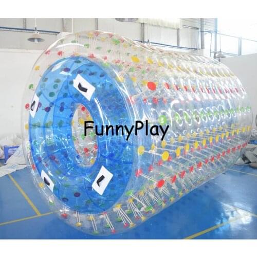 Inflatable Water Roller,customized transparent walking wheel water ball outdoor beach ball water swim ring entertainment toys