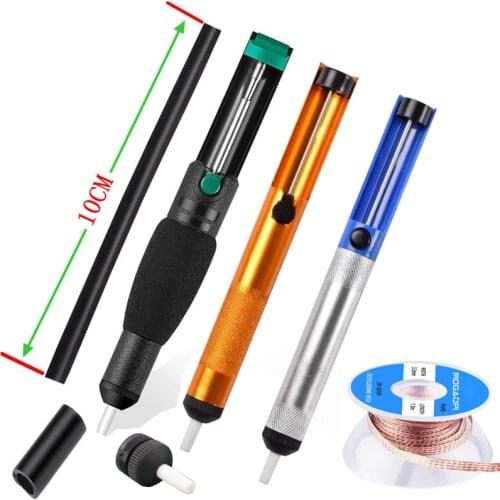 Solder Sucker Desoldering Pump Suction Tin Gun Soldering Sucker Pen Desoldering Vacuum Pump Solder Removal Welding Tool