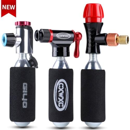 CO2 Inflator Bicycle Air Tire Pump NO CO2 Cartridges MTB Bike Pump Mountain Road Cycling Accessories Bicycle Tire Repair Kit