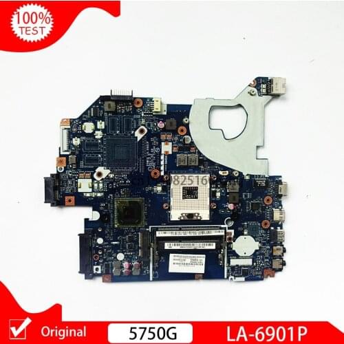 Original LA-6901P main board For Acer 5750 5750G 5755 laptop motherboard HM65 mainboard