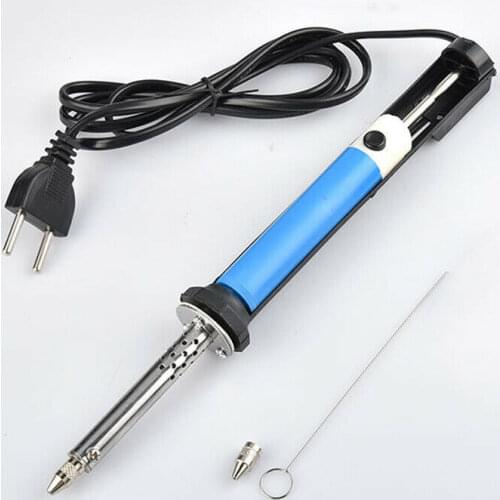 Soldering Iron Adjustable Temperature Rework Station Electric Tin Suction Sucker Pen Desoldering Pump Welding Repair Tools 30W