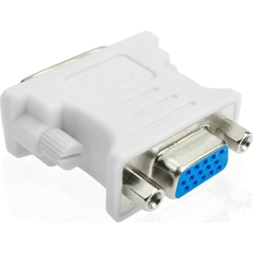 DVI-I 24+5 Pin Dvi To Vga Male To Female Video Converter Adapter For Pc Laptop For Graphics Cards Computer 1080P HDTV Monitor