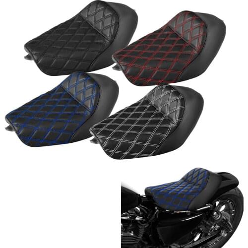 Motorcycles Driver Solo Seat Cushion For Harley Sportster XL 883 Iron 1200 Iron 883 Forty-Eight Roadster SuperLow 2010-2021