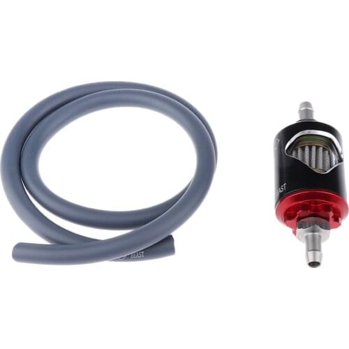 Durable 1/4” Inner Diameter Fuel Line Hose and Filter Heavy Duty