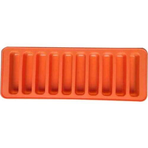 500pcs/lot Christmas Silicone 10 hole cuboid line Cake Mould cake Mold chocolate mould ice mould cake tool