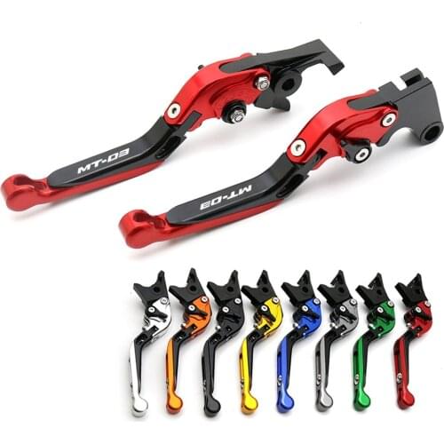 For YAMAHA MT-03 MT03 MT 03 2015 2016 2017 2018 Motorcycle Accessories Folding Extendable Brake Clutch Levers