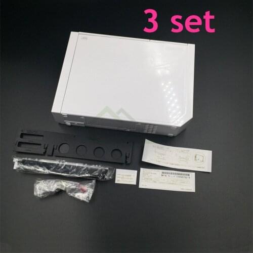 3 set White Color Replacement Shell Case Cover Housing Shell Cover Case for Wii Game Console