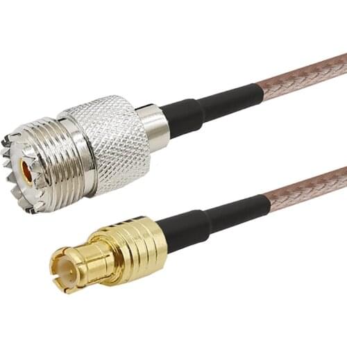 MCX Male To UHF SO239 PL259 Female RF Pigtail Jumper Cable RG316/RG316D/RG174 MCX Male Straight to UHF Female Cable