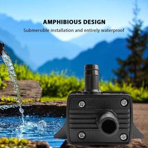 High Performance QR30E DC 12V 4.2W 240L/H Flow Rate CPU Cooling Car Brushless Water Pump Waterproof Brushless Pump