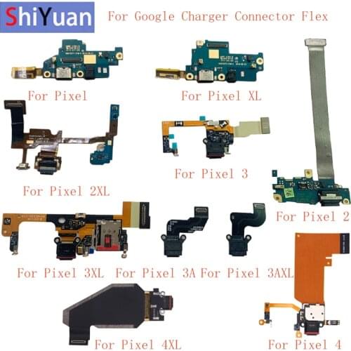 Charging Port Dock USB Plug Charger Board Flex Cable PCB For Google Pixel 1 XL 2 2XL Pixel 3 3XL 3A 3AXL 4 4XL Connector Flex