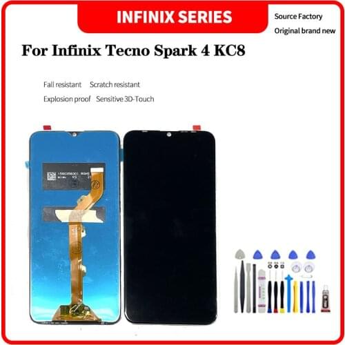 For Infinix Tecno Spark 4 KC8 LCD Display Touch Screen Digitizer Assembly For Infinix Tecno Spark 4 KC8 lcd Replacement