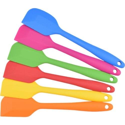 1Pc Silicone Scraper Cake Baking Tool Food Grade Non Shovel Random Stick Cooking Tool Colo Butter Silicone Bakery Spatula R F3P1