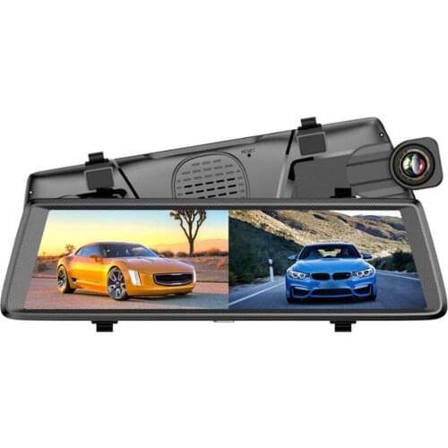 10in 1080P Dash Cam Stream Media Car Video Camera DVR Driving Recorder Rearview Mirror JR Deals