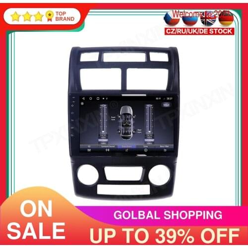 128G Android 10 For Kia Sportage 2007-2009 Car Multimedia Player GPS Navigation Head Unit Auto Radio Audio Stereo Tape Recorder