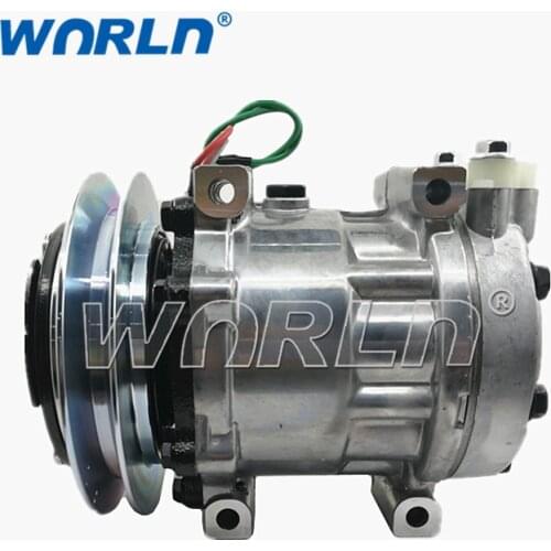 24v Auto ac compressor for KoBelco excavator SK350-8 1B 7H13