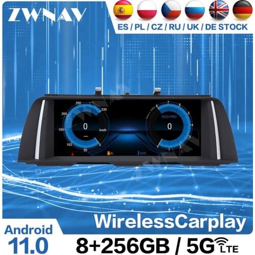 256G Android 11 Radio Receiver For BMW 5 Series F10 F11 F18 2011 2012 2013 2014 2015 2016 Car Auto Audio Stereo Video Head Unit
