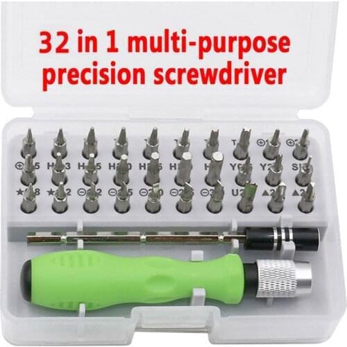 32 In1Precision Screwdriver Set Magnetic Driver Repair Tool Kits For Household Phone Computer Laptop Torx Screw Driver Set Bits