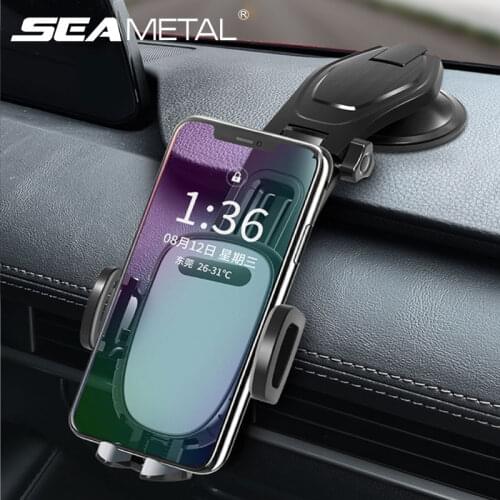 Car Phone Holder Bracket With Super Suction Cup 360 Degree Rotation Dashboard Phone Holder Support Anti Shake Navigation Bracket
