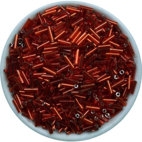 Multi Cream Candy Color Long Tube Bugle Czech Glass Seed Spacer Beads 500pcs/lot Austria Crystal Beads For DIY Jewelry Making