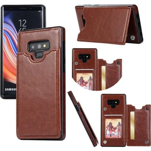 Phone Case for Samsung S20 S20 Plus S20 Ultra PU Leather Flip Case Wallet Holder for Samsung S7 S8 S9 S10 Plus Note 8 9 Cover