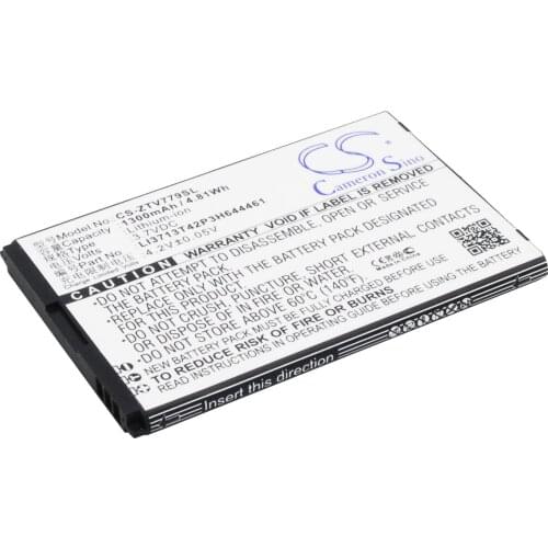 CS 1300mAh / 4.81Wh battery for ZTE dtac Joey Jump 2, V779 LI3713T42P3H644461
