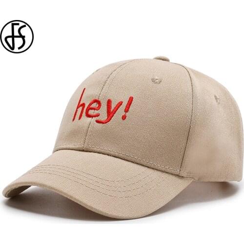 FS Summer Sun Shade Baseball Cap For Boy Girl Cotton Letter Embroidery Short Brim Children Kids Hip Hop Caps Small Trucker Hats