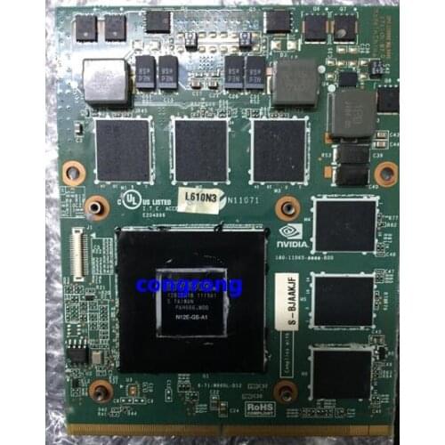 GTX560M N12E-GS-A1 1.5G MS-1W041 VGA Video Card for MSI 16F1 16F2 1656 1727 GX740 GX640 GT660 GT780 GT663 GX660 GT680 GT683