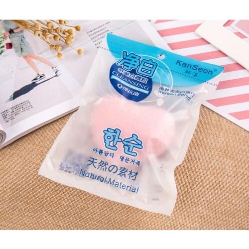 Konjac Sponge Face Wash Cleaning Puff Natural Stuff Smooth Beauty Facial Cleanser