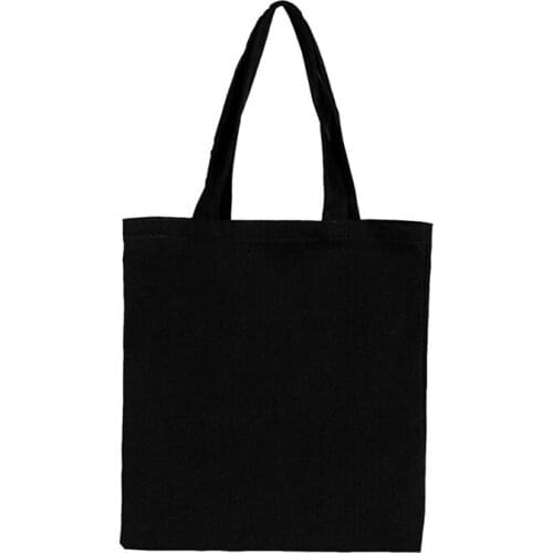 Canvas Tote Bag Unisex Handbags Custom Print Text Your Design Grocery Daily Use Reusable Cotton Travel Casual Shopping Bag