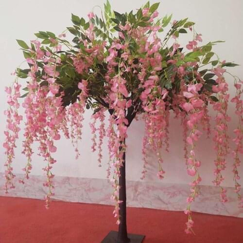 Artificial Cherry Tree Simulation Plant Wedding Party Festival Desktop Decoration Fake Tree Festival Stage Outdoor Garden Decor