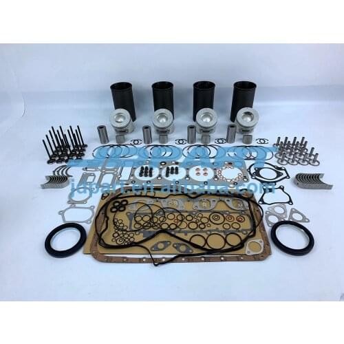 4HK1 4HK1T Rebuild Kit Piston Piston Ring Set 4HK1 Cylinder Liner Set Full Gasket Kit For Isuzu Engine